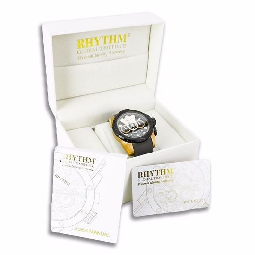 Orologio da uomo Rhythm GS1601S06 acciaio bicolore rosa