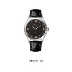 Rhythm Women's Watch P1502L02 Black Leather