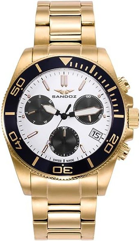Relógio masculino Sandoz 81447-99 ouro