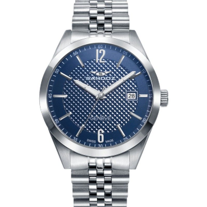 OROLOGIO SVIZZERO MOVADO Museum Firma Uomo Quadrante Nero Cinturino in