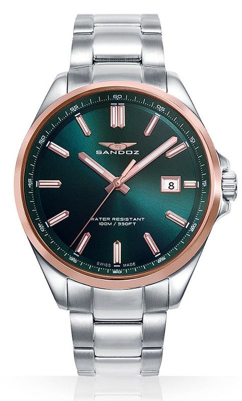 Orologio Sandoz Uomo 83001-67 Acciaio Bicolore Rosa