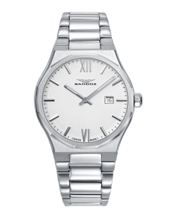 Reloj Sandoz Hombre Swiss Made 83013-03 Acero Analógico