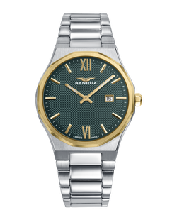 Reloj Sandoz Hombre Swiss Made 83013-63 Acero Analógico