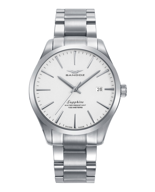 Reloj Sandoz Hombre Swiss Made 83023-07 Acero Analógico