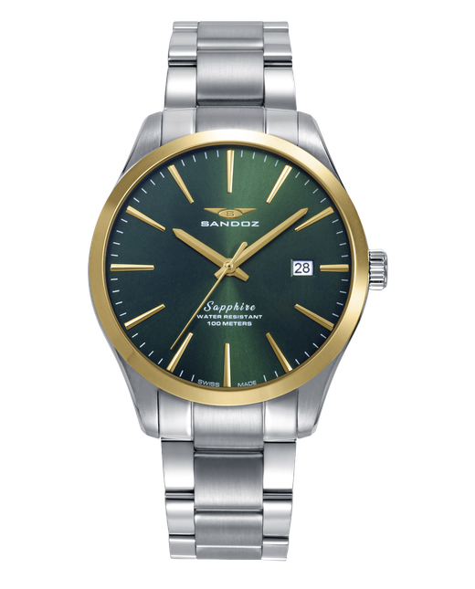 Reloj Sandoz Hombre Swiss Made 83023-67 Acero Analógico