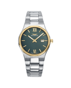 Reloj Sandoz Mujer 83004-63 Acero Plateado Bicolor Dorado Analógico