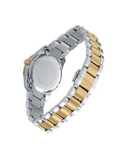 Reloj Sandoz Mujer Swiss Made 83008-87 Acero Bicolor Dorado Analógico