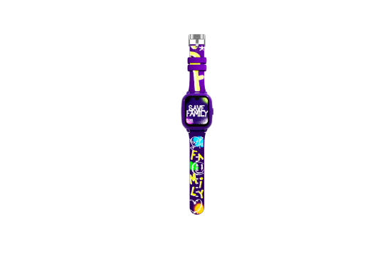 Reloj Save Family Niño GPS-ICONIC2-GRAFFITI Iconic Plus 2 Sport Morado Grafiti