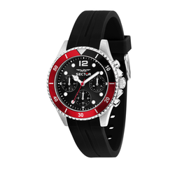 Reloj Sector Hombre R3251161053 Sport Negro Bicolor Plateado Cronógrafo Analógico