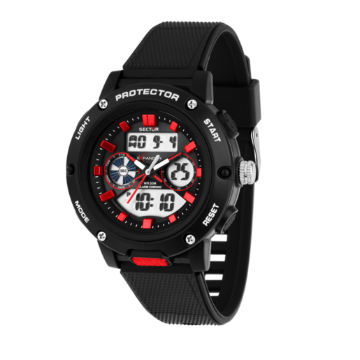 Reloj Sector Hombre R3251293002 EX-45 Sport Negro Analógico-Digital