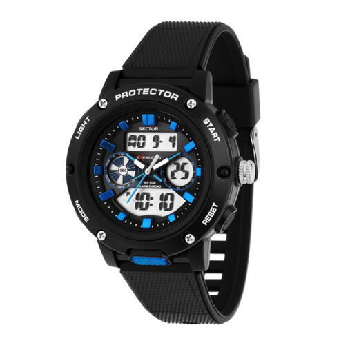 Reloj Sector Hombre R3251293003 EX-45 Sport Negro Analógico-Digital