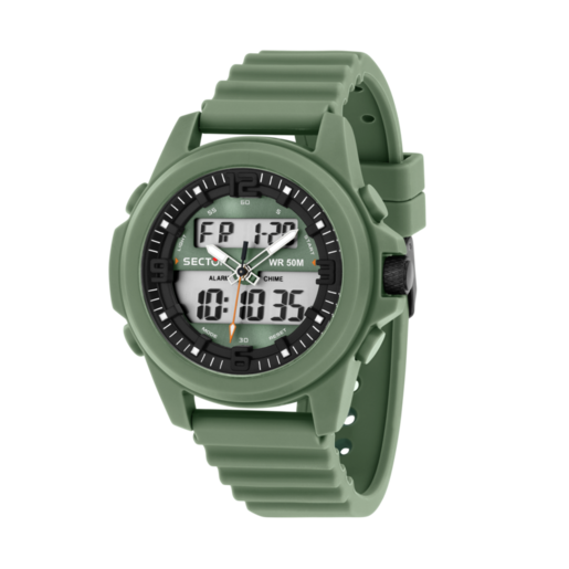 Reloj Sector Hombre R3251302008 EX-48 Sport Verde Analógico-Digital
