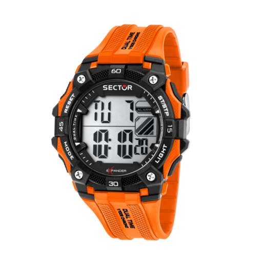 Reloj Sector Hombre R3251317003 EX-51 Sport Naranja Digital