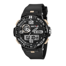 Reloj Sector Hombre R3251532003 EX-28 Sport Negro Analógico-Digital