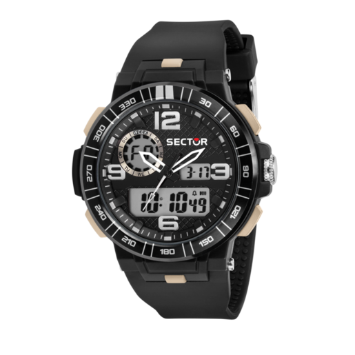 Reloj Sector Hombre R3251532003 EX-28 Sport Negro Analógico-Digital