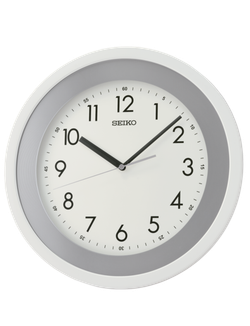 Reloj Seiko Clock De Pared QXA812W Plástico Blanco