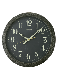 Reloj Seiko Clock De Pared QXA815K Plástico Negro
