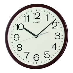 Reloj Seiko Clock De Pared QXA847B Plástico Marrón