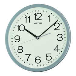 Reloj Seiko Clock De Pared QXA847N Plástico Plateado