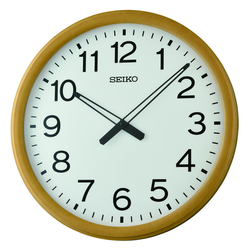 Reloj Seiko Clock De Pared QXA851B Madera Marrón Claro