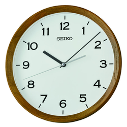 Reloj Seiko Clock De Pared QXA853B Madera Marrón Claro