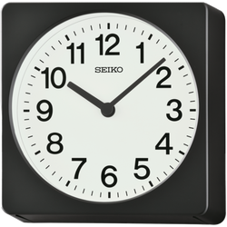 Reloj Seiko Clock De Pared QXA860K Plástico Negro