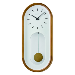 Reloj Seiko Clock De Pared QXC247B Madera Marrón Claro
