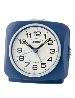 Reloj Seiko Clock Despertador QHE194L Plástico Azul