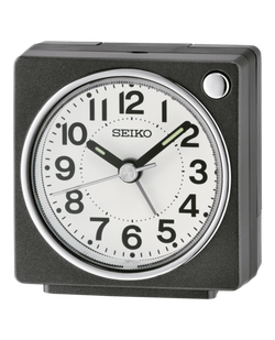 Reloj Seiko Clock Despertador QHE196K Plástico Negro