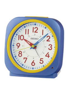 Reloj Seiko Clock Despertador QHE200L Plástico Azul