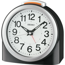 Reloj Seiko Clock Despertador QHE211K Plástico Negro