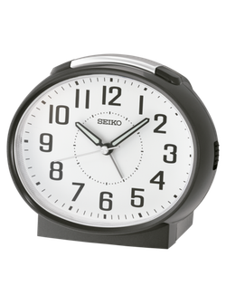 Reloj Seiko Clock Despertador QHK059K Plástico Negro
