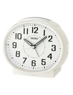 Reloj Seiko Clock Despertador QHK059W Plástico Blanco