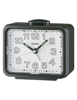 Reloj Seiko Clock Despertador QHK061K Plástico Negro