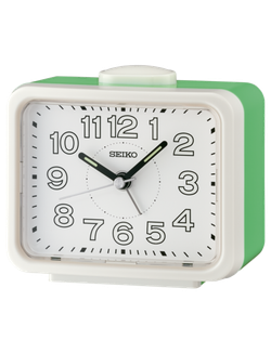 Reloj Seiko Clock Despertador QHK061W Plástico Verde