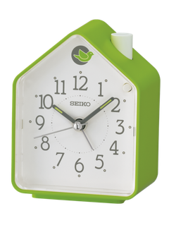 Reloj Seiko Clock Despertador QHP010M Plástico Verde