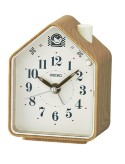 Reloj Seiko Clock Despertador QHP011B Plástico Marrón