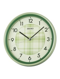 Reloj Seiko Clocks De Pared QHA016M Redondo Verde