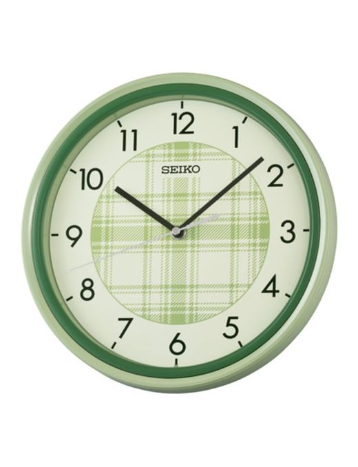 Seiko Clocks QHA016M Round Green Wall Clock