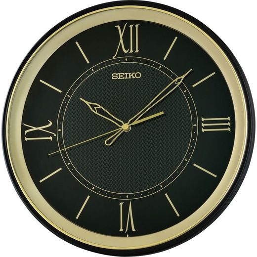 Rellotge Seiko Clocks De Paret QXA834K Rodó Verd Fosc