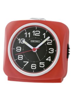 Reloj Seiko Clocks Despertador QHE194R Rojo