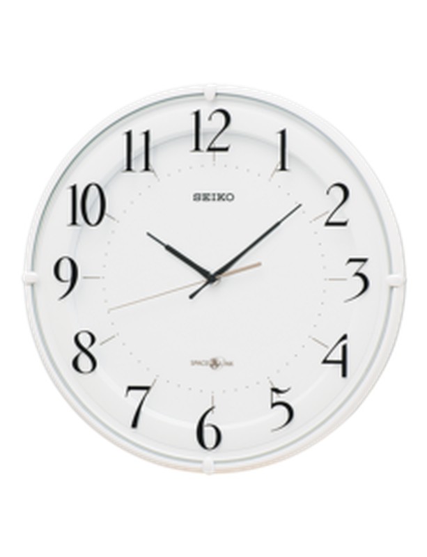 Seiko Clocks QGP216W Space Link White Watch — Joyeriacanovas