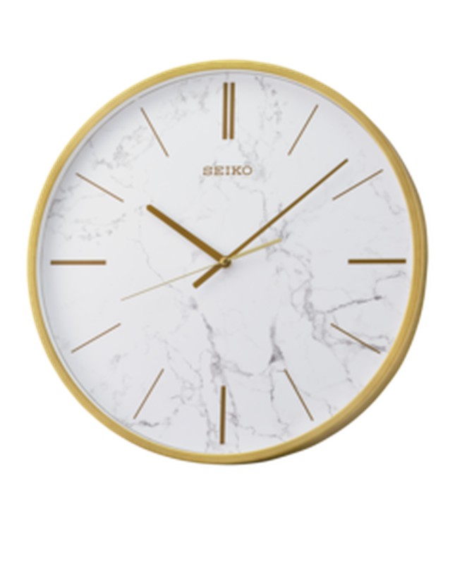 Seiko Clocks QXA760G Gold Wall Clock — Joyeriacanovas