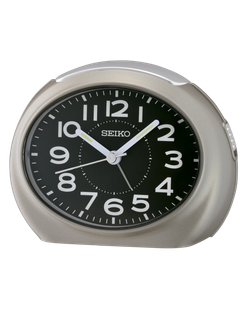 Reloj Seiko Despertador QHE193N Gris Analógico