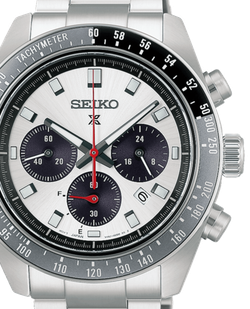 Reloj Seiko Hombre HBJ001P1 Prospex Speedtimer Cronógrafo Acero Solar