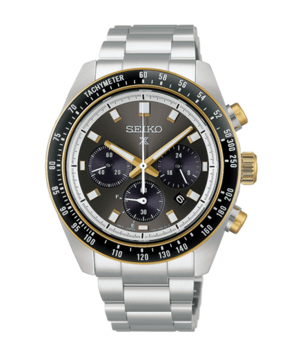Reloj Seiko Hombre HBJ002P1 Prospex Speedtimer Cronógrafo Acero Solar