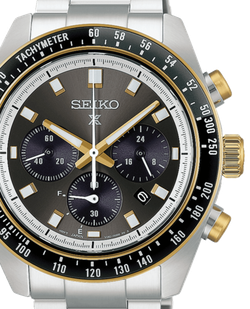 Reloj Seiko Hombre HBJ002P1 Prospex Speedtimer Cronógrafo Acero Solar