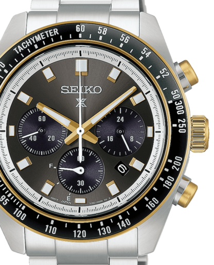 Reloj Seiko Hombre HBJ002P1 Prospex Speedtimer Cronógrafo Acero Solar