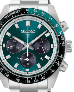 Reloj Seiko Hombre HBJ003P1 Prospex Speedtimer Cronógrafo Acero Solar