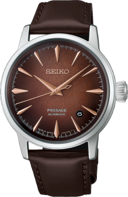 Reloj Seiko Hombre HCB003J1 Piel Marrón Acero Automático
